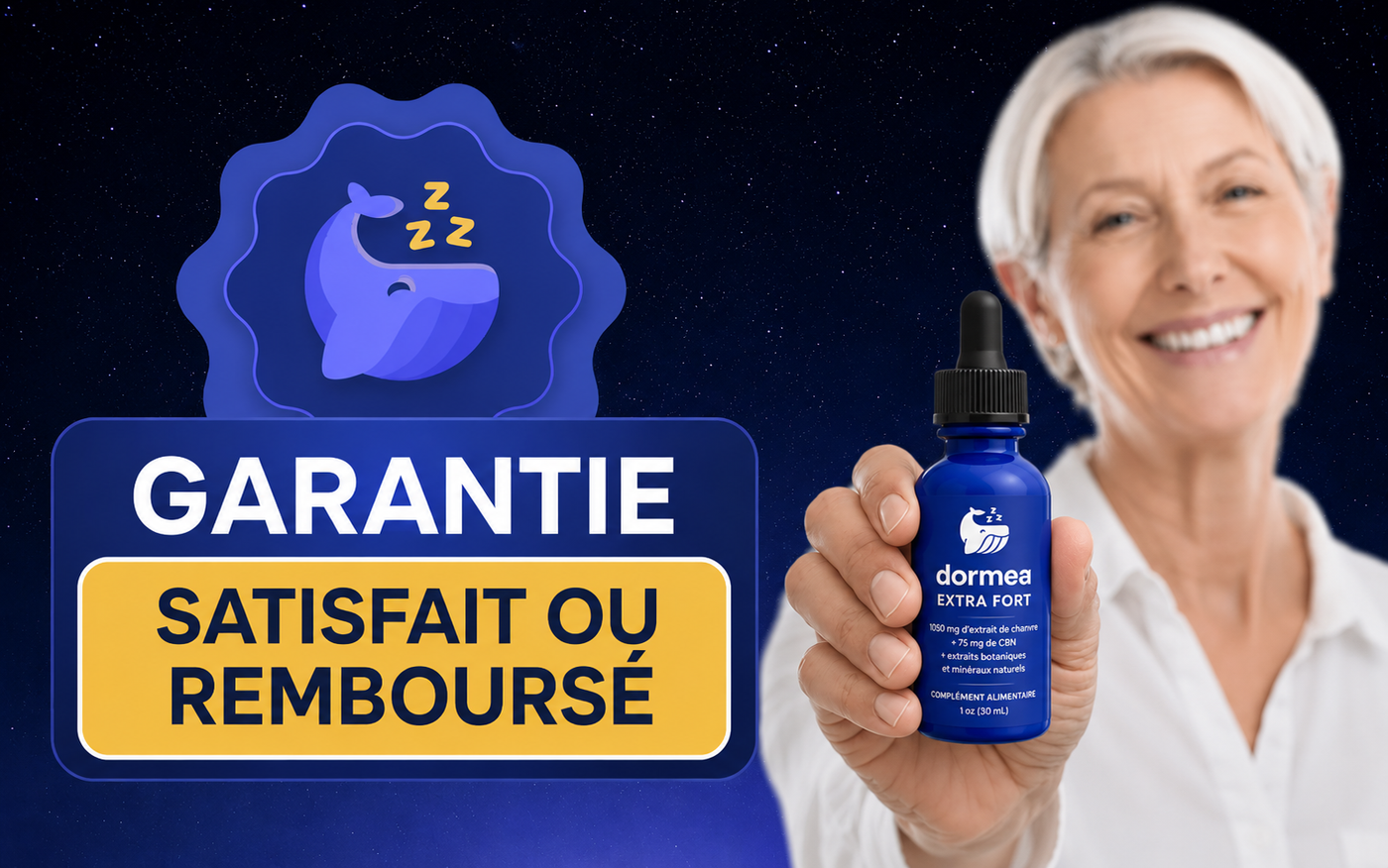 Garantie satisfait ou remboursé de 30 nuits. Sans aucune question.