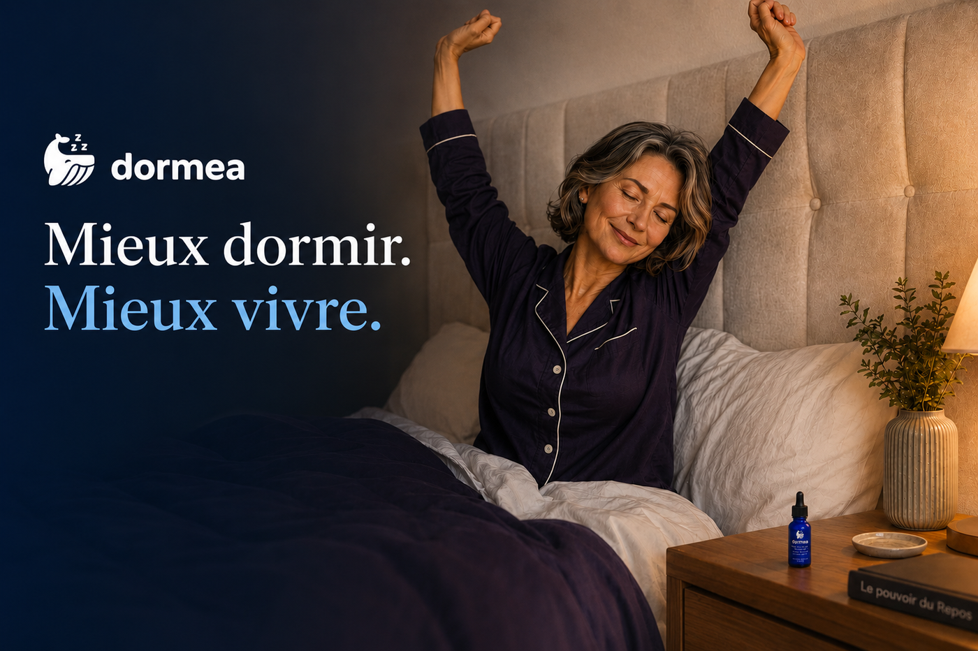 Réveillez-vous frais et dispos, sans brouillard ni sensation de décalage.