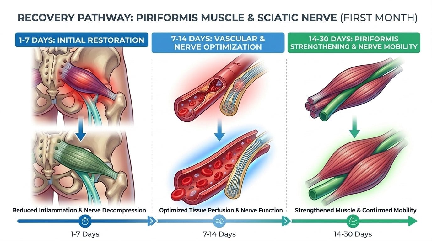 Inflammation du muscle piriforme appuyant sur le nerf sciatique